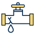 waterleiding afsluiter icoon